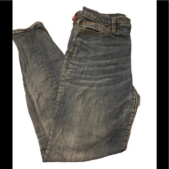 J. Crew high rise super soft and stretchy skinny jeans